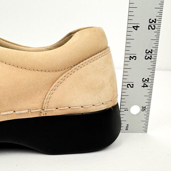 Propet Tan Suede Leather Padded Orthotic Sandals Sz 8 Wide Arch Support Comfort - Picture 14 of 16